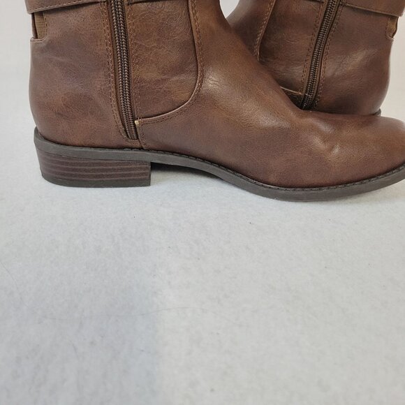 G By Guess Womens Knee High Boots Brown Size 10 Faux Leather - Picture 8 of 14